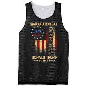 2025 Inauguration Day We The People President Trump 47 Mesh Reversible Basketball Jersey Tank