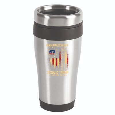 2025 Inauguration Day We The People President Trump 47 16oz Travel Tumbler