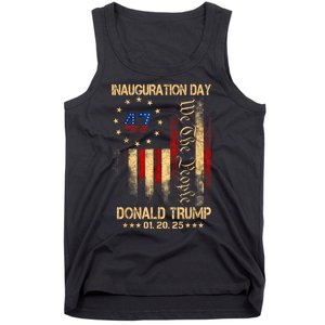 2025 Inauguration Day We The People President Trump 47 Tank Top