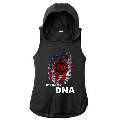 27th Infantry Division Veteran Day Soldier Military Xmas Gift Ladies PosiCharge Tri-Blend Wicking Draft Hoodie Tank