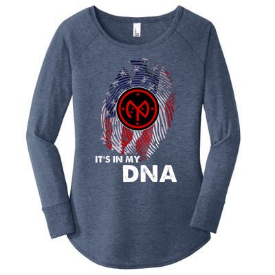 27th Infantry Division Veteran Day Soldier Military Xmas Gift Women's Perfect Tri Tunic Long Sleeve Shirt