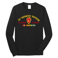 25th Infantry Division Vietnam War Veteran Long Sleeve Shirt