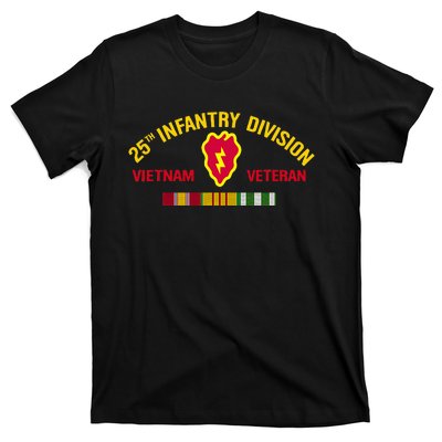 25th Infantry Division Vietnam War Veteran T-Shirt