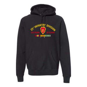 25th Infantry Division Vietnam War Veteran Premium Hoodie