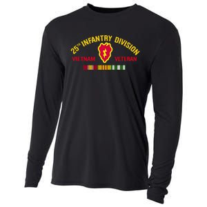 25th Infantry Division Vietnam War Veteran Cooling Performance Long Sleeve Crew