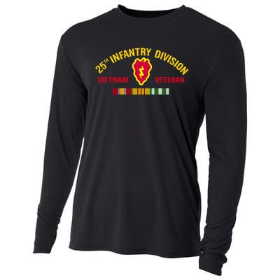 25th Infantry Division Vietnam War Veteran Cooling Performance Long Sleeve Crew