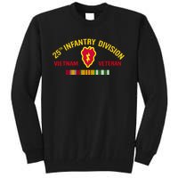 25th Infantry Division Vietnam War Veteran Tall Sweatshirt