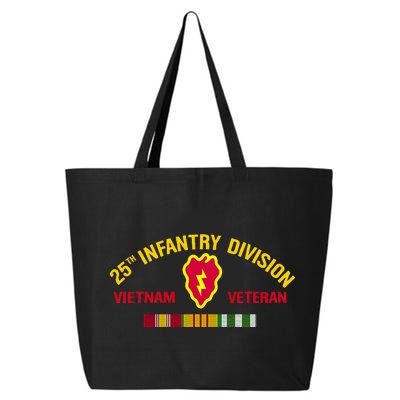 25th Infantry Division Vietnam War Veteran 25L Jumbo Tote