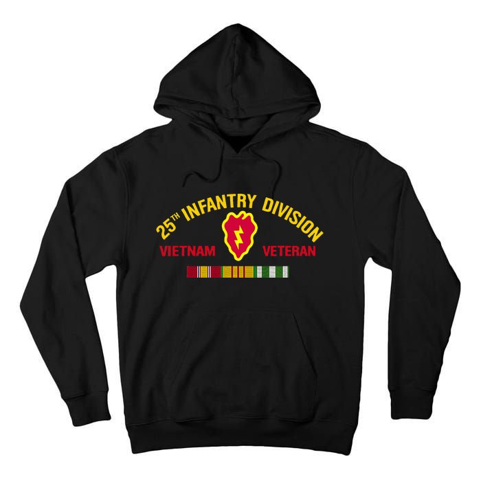 25th Infantry Division Vietnam War Veteran Tall Hoodie