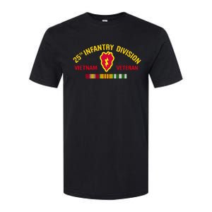 25th Infantry Division Vietnam War Veteran Softstyle CVC T-Shirt