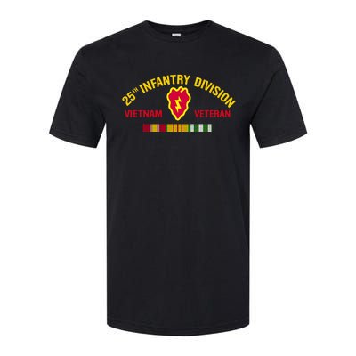 25th Infantry Division Vietnam War Veteran Softstyle CVC T-Shirt