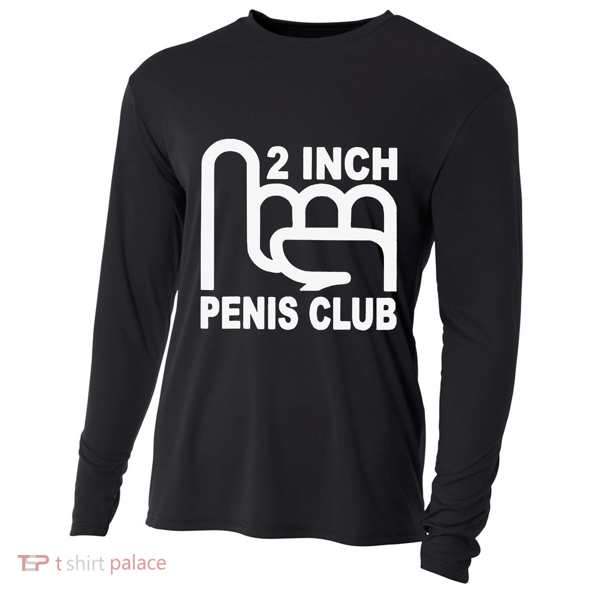 2 Inch Penis Club Cooling Performance Long Sleeve Crew