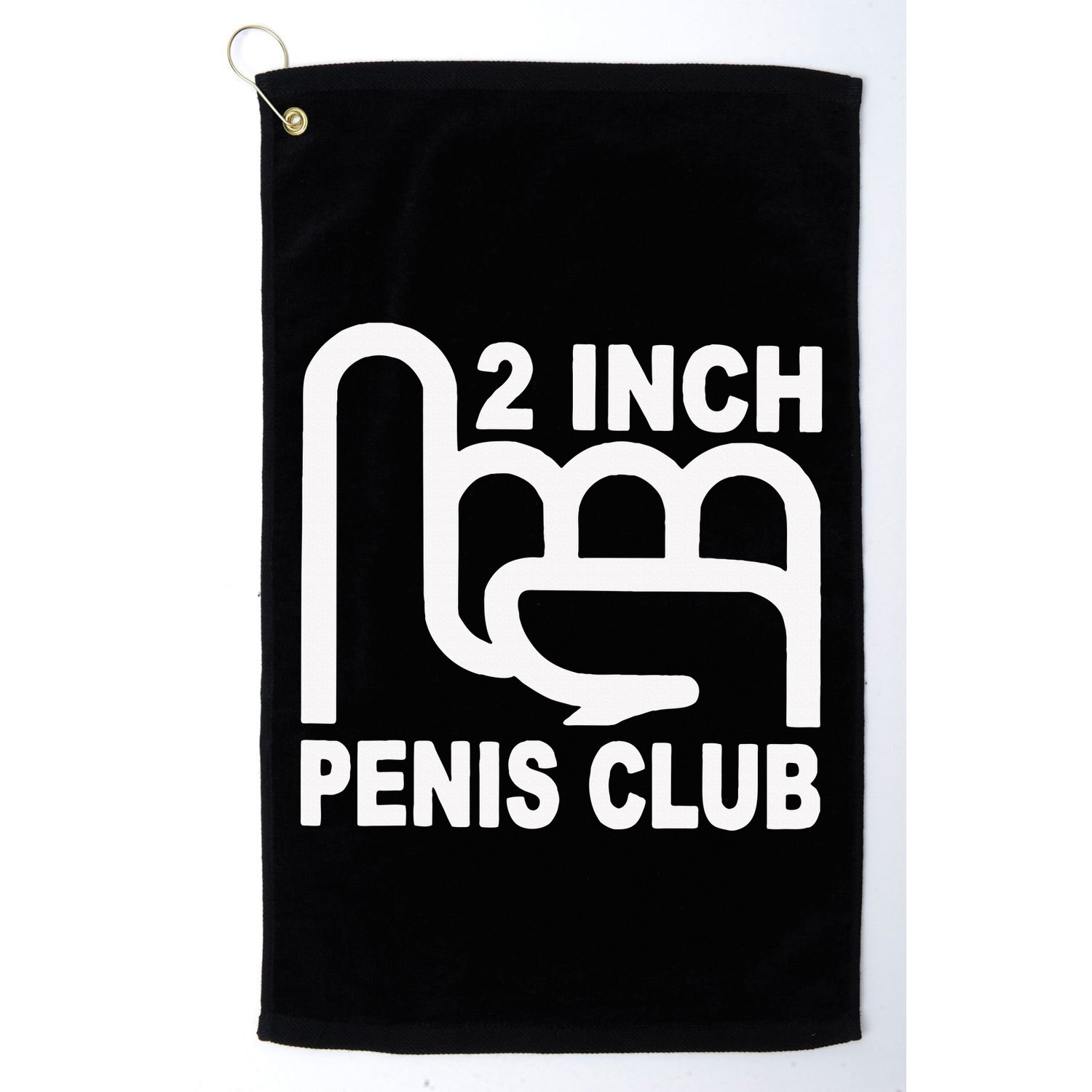 2 Inch Penis Club Golf Towel