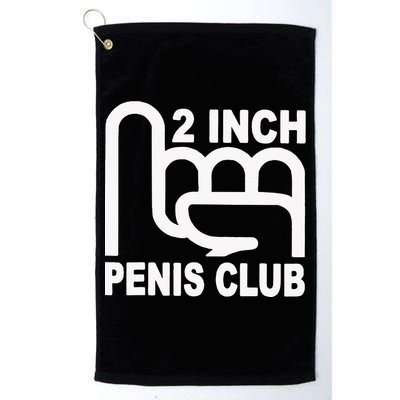 2 Inch Penis Club Platinum Collection Golf Towel