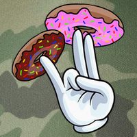 2 In The Pink 1 In The Stink I Dirty Donuts Hand Humor Legacy Tie Dye Trucker Hat