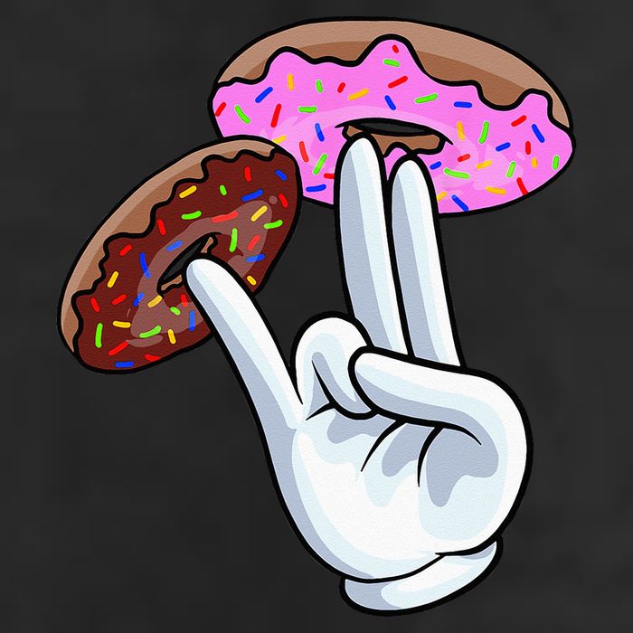 2 In The Pink 1 In The Stink I Dirty Donuts Hand Humor Cool Comfort Performance Bucket Hat