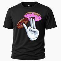 2 In The Pink 1 In The Stink I Dirty Donuts Hand Humor Performance Shirt