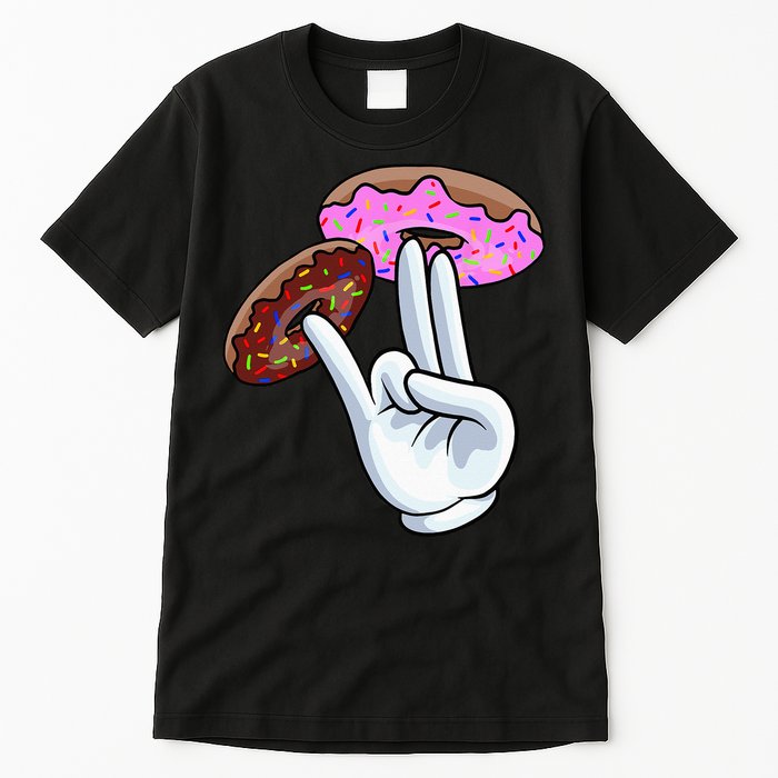 2 In The Pink 1 In The Stink I Dirty Donuts Hand Humor Tall T-Shirt