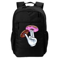 2 In The Pink 1 In The Stink I Dirty Donuts Hand Humor Backpack