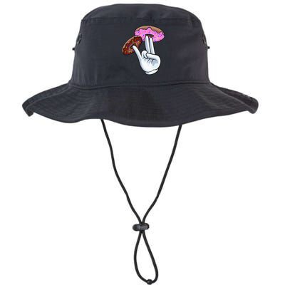 2 In The Pink 1 In The Stink I Dirty Donuts Hand Humor Bucket Hat