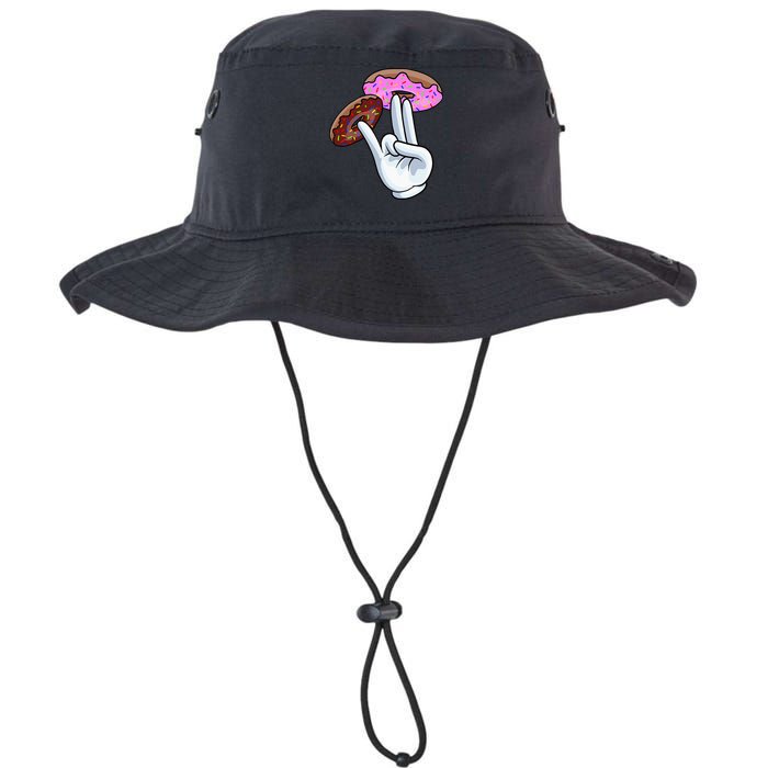 2 In The Pink 1 In The Stink I Dirty Donuts Hand Humor Bucket Hat