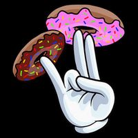 2 In The Pink 1 In The Stink I Dirty Donuts Hand Humor 16 in Basic Backpack