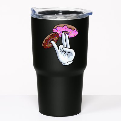 2 In The Pink 1 In The Stink I Dirty Donuts Hand Humor Tumbler