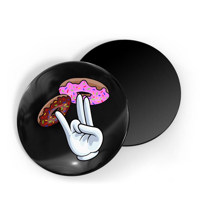 2 In The Pink 1 In The Stink I Dirty Donuts Hand Humor Magnet