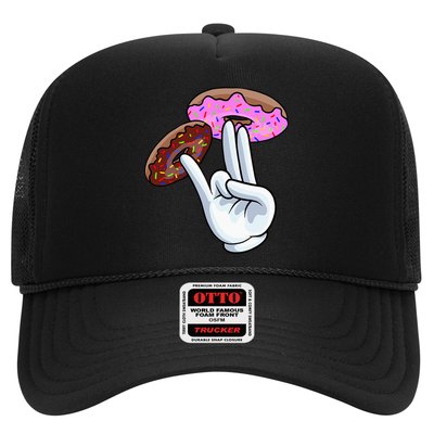 2 In The Pink 1 In The Stink I Dirty Donuts Hand Humor Trucker Hat