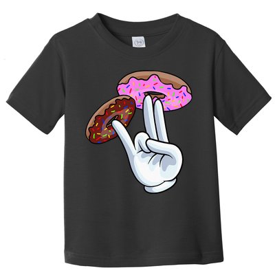 2 In The Pink 1 In The Stink I Dirty Donuts Hand Humor Toddler T-Shirt