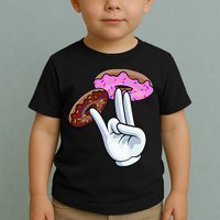 2 In The Pink 1 In The Stink I Dirty Donuts Hand Humor Toddler T-Shirt