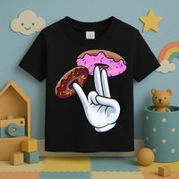 2 In The Pink 1 In The Stink I Dirty Donuts Hand Humor Toddler T-Shirt