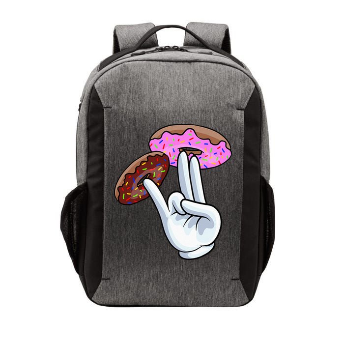 2 In The Pink 1 In The Stink I Dirty Donuts Hand Humor Vector Backpack