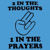 2 In The Thoughts 1 In The Prayers Tie Dye Hoodie