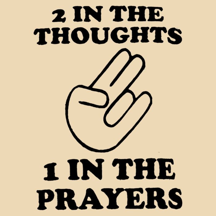 2 In The Thoughts 1 In The Prayers Drawstring Bag