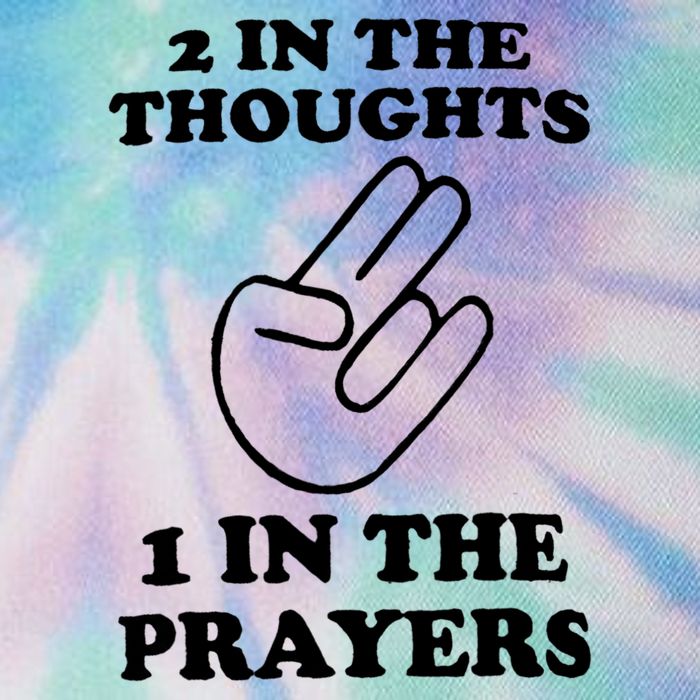 2 In The Thoughts 1 In The Prayers Legacy Tie Dye Trucker Hat