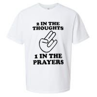2 In The Thoughts 1 In The Prayers Sueded Cloud Jersey T-Shirt