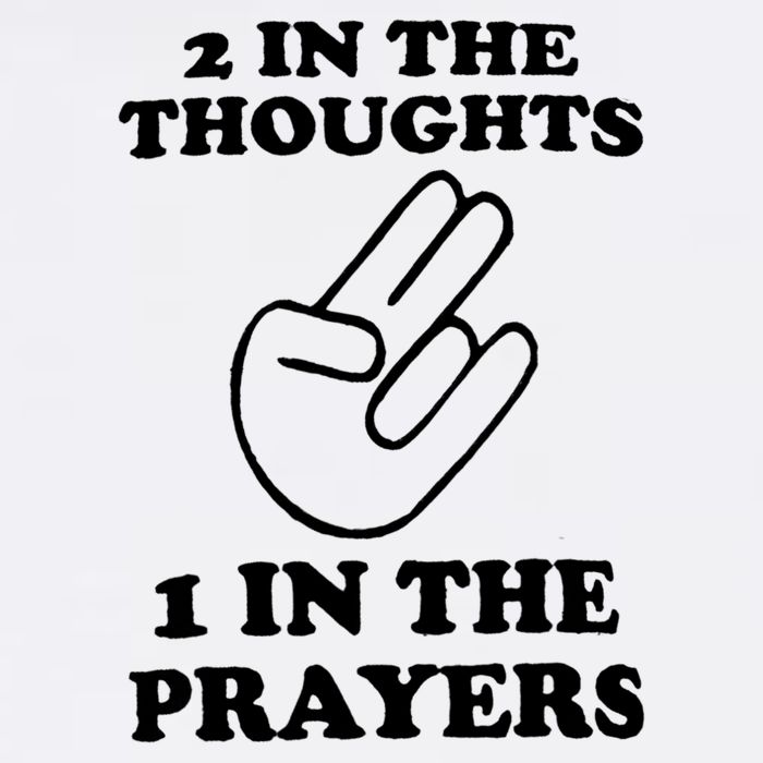 2 In The Thoughts 1 In The Prayers Sustainable Bucket Hat