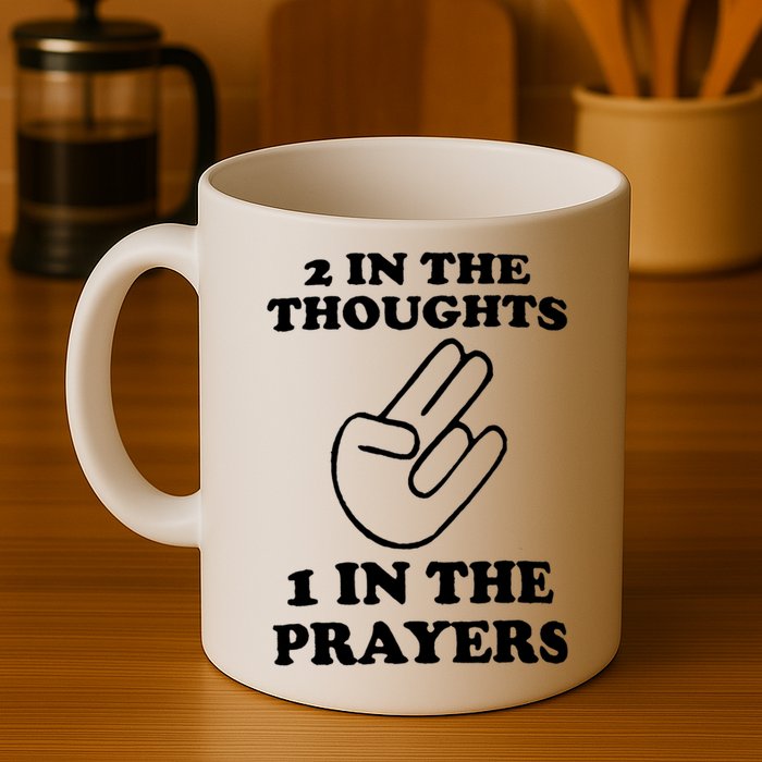 2 In The Thoughts 1 In The Prayers Mug