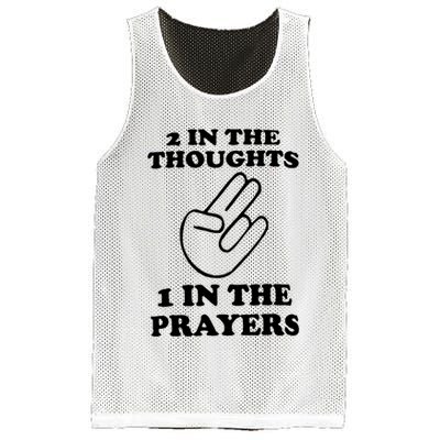 2 In The Thoughts 1 In The Prayers Mesh Reversible Basketball Jersey Tank
