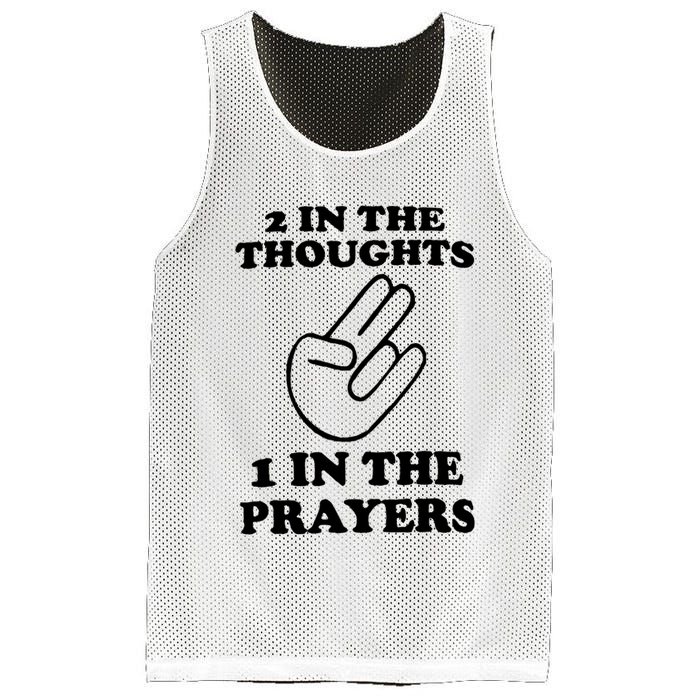 2 In The Thoughts 1 In The Prayers Mesh Reversible Basketball Jersey Tank