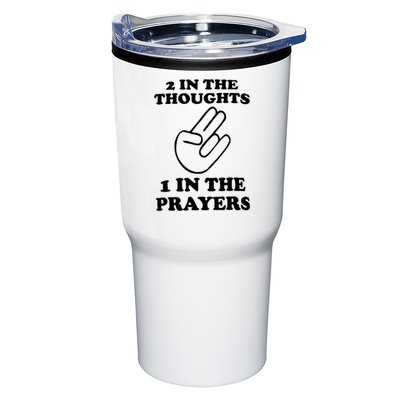 2 In The Thoughts 1 In The Prayers Tumbler