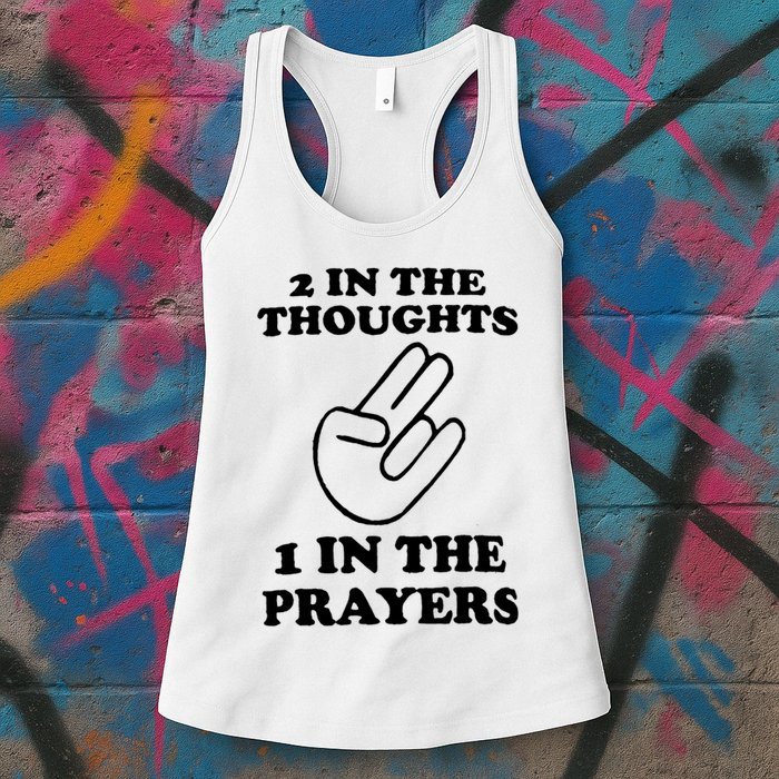 2 In The Thoughts 1 In The Prayers Womens Tank Top