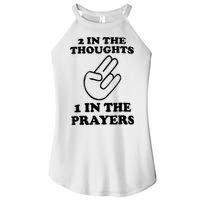 2 In The Thoughts 1 In The Prayers Women's Perfect Tri Rocker Tank