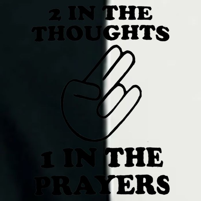 2 In The Thoughts 1 In The Prayers Infant Baby Jersey Bodysuit