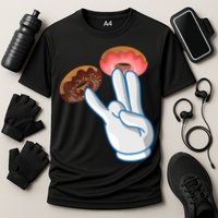 2 In The Pink 1 In The Stink Dirty Humor Gift Cooling Performance Crew T-Shirt