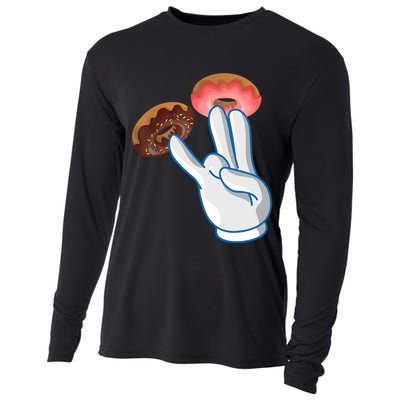 2 In The Pink 1 In The Stink Dirty Humor Gift Cooling Performance Long Sleeve Crew