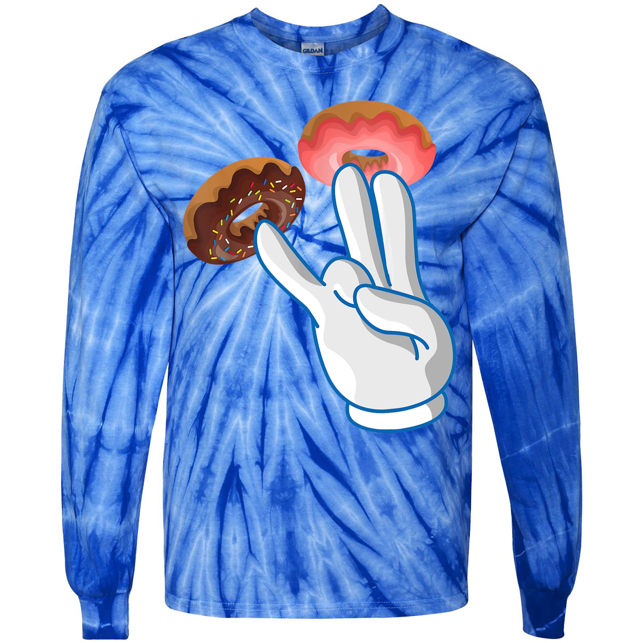 2 In The Pink 1 In The Stink Dirty Humor Gift Tie-Dye Long Sleeve Shirt