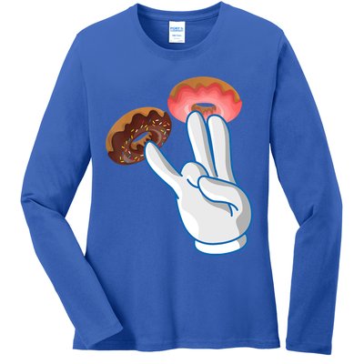2 In The Pink 1 In The Stink Dirty Humor Gift Ladies Long Sleeve Shirt
