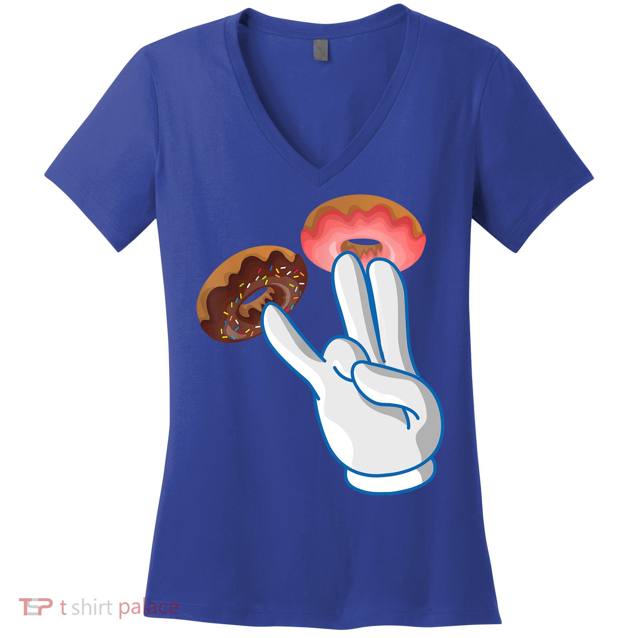 2 In The Pink 1 In The Stink Dirty Humor Gift Women's V-Neck T-Shirt